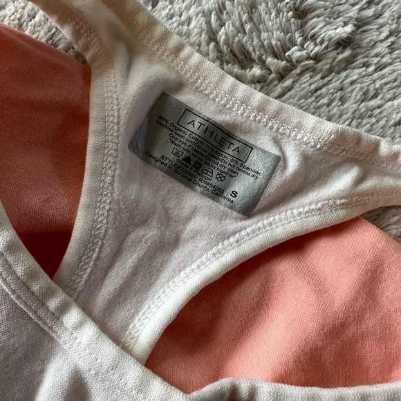 Athleta Peach Ombré Seamless Tank - Picture 2 of 2